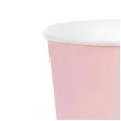 dekoracje stolu na urodziny kubeczki papierowe monokolor jednorazowe rozowy 250 ml 6 szt