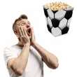 dekoracje stolu na urodziny pilkarza kibica papierowe pudelka na popcorn pilka nozna dekoracje