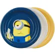 dekoracje stolu na urodziny talerzyki papierowe w motywie minionkow 18 cm x6