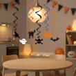 dekoracje wiszace na halloween swiderki mix ozdoba do powieszenia 6 szt