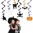 dekoracje wiszace na halloween swiderki mix ozdoba do powieszenia 6 szt