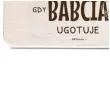 deska dekoracyjna z nadrukiem krolowa kuchni wszysciutko smakuje u babci giftworld 12x25 5 cm