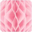diament bibulowy classic honeycomb rozowy jasny partydeco 30cm