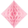 diament bibulowy classic honeycomb rozowy jasny partydeco 30cm