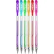 dlugopisy zelowe fluorescencyjne mix fun joy 0 8 mm 6 szt