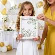 dodatek do ksiegi gosci na komunie wesele serca na podpisy wrzutka biale 3 5 cm x10