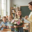 dodatek do prezentu bukietu na zakonczenie roku dla nauczyciela pik ozdobny dziekujemy za wiedze