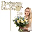 dodatek do prezentu bukietu na zakonczenie roku dla nauczyciela pik ozdobny dziekujemy za wiedze