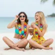 dodatek do sroju na lato plaze wakacje naszyjnik hawajski kwiaty hibiskus aloha