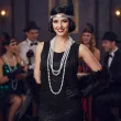 dodatek do stroju ma karnawal naszyjnik perly retro lata 20 80 diva flapperka marilyn