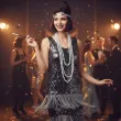 dodatek do stroju ma karnawal naszyjnik perly retro lata 20 80 diva flapperka marilyn