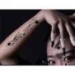 dodatek do stroju makijaz na halloween wodne tatuaze zmywalne krew rany krzyze