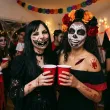 dodatek do stroju makijaz na halloween wodne tatuaze zmywalne krwawa dlon rany krew help