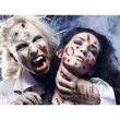 dodatek do stroju makijaz na halloween wodne tatuaze zmywalne oko krwawe rany blizny