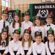 dodatek do stroju na dzien gornika czapka papierowa barborka czako czarna dla dzieci