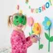 dodatek do stroju na dzien wiosny karnawal maska papierowa zabla zaba do przedszkola szkoly