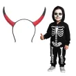 dodatek do stroju na halloweem opaska na glowe rogi diabla czerwone cosplay