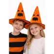 dodatek do stroju na halloween andrzejki kapelusz czarownica dynia pomaranczowy do zdjec