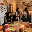 dodatek do stroju na halloween andrzejki kapelusz czarownicy wiedzmy czarny cosplay baba jaga
