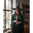 dodatek do stroju na halloween andrzejki karnawal kapelusz czarownicy wiedzmy czarny