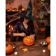 dodatek do stroju na halloween andrzejki karnawal kapelusz czarownicy wiedzmy czarny
