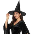 dodatek do stroju na halloween andrzejki karnawal kapelusz czarownicy wiedzmy czarny