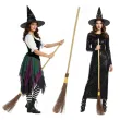dodatek do stroju na halloween andrzejki karnawal miotla czarownicy wiedzmy dekoracja 101 cm