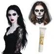 dodatek do stroju na halloween biala farbka do twarzy do makijazu wampir duch kosciotrup 20 ml