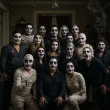 dodatek do stroju na halloween biala farbka do twarzy makijazu wampir duch kosciotrup