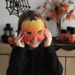 dodatek do stroju na halloween dla dziecka maska papierowa dynia dzien dyni do szkoly przedszkola