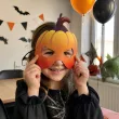 dodatek do stroju na halloween dla dziecka maska papierowa dynia dzien dyni do szkoly przedszkola