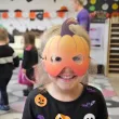 dodatek do stroju na halloween dla dziecka maska papierowa dynia dzien dyni do szkoly przedszkola