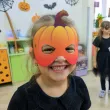 dodatek do stroju na halloween dla dziecka maska papierowa dynia dzien dyni do szkoly przedszkola