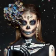 dodatek do stroju na halloween farbka do twarzy czarna make up makijaz do kostiumu 16 ml