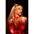 dodatek do stroju na halloween krwawy choker podciete gardlo zombie wampir sesja zdjeciowa