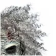 dodatek do stroju na halloween maska lateksowa zombie wlosy karnawal