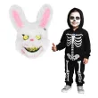 dodatek do stroju na halloween maska pluszowa krwawy krolik