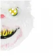 dodatek do stroju na halloween maska pluszowa krwawy krolik