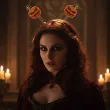 dodatek do stroju na halloween opaska do wlosow dynia ze swiecacymi oczami