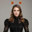 dodatek do stroju na halloween opaska do wlosow dynia ze swiecacymi oczami