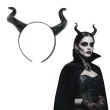 dodatek do stroju na halloween opaska na wlosy rogi diablicy czarna sukkub cosplay karnawal