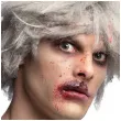 dodatek do stroju na halloween peruka zombie karnawal cosplay anime siwe wlosy