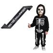 dodatek do stroju na halloween szarfa mister halloween nagroda w konkursie czarna 160 cm