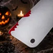 dodatek do stroju na halloween sztuczna bron tasak zakrwawiony cosplay morderca larp
