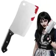 dodatek do stroju na halloween sztuczna bron tasak zakrwawiony cosplay morderca larp
