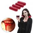 dodatek do stroju na halloween sztuczna krew do makijazu kapsulki wampir 4 szt