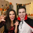 dodatek do stroju na halloween sztuczne zeby kly wampira termoplastyczne wampirzyca cosplay larp