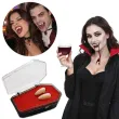 dodatek do stroju na halloween sztuczne zeby kly wampira termoplastyczne wampirzyca cosplay larp