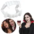 dodatek do stroju na halloween sztuczne zeby wampira kly kostium wampirzyca drakula cosplay
