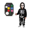 dodatek do stroju na halloween zestaw do makijazu farbki do twarzy i ciala make up 8 kolorow